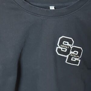 Black Sweat Sculpt Sweatshirt